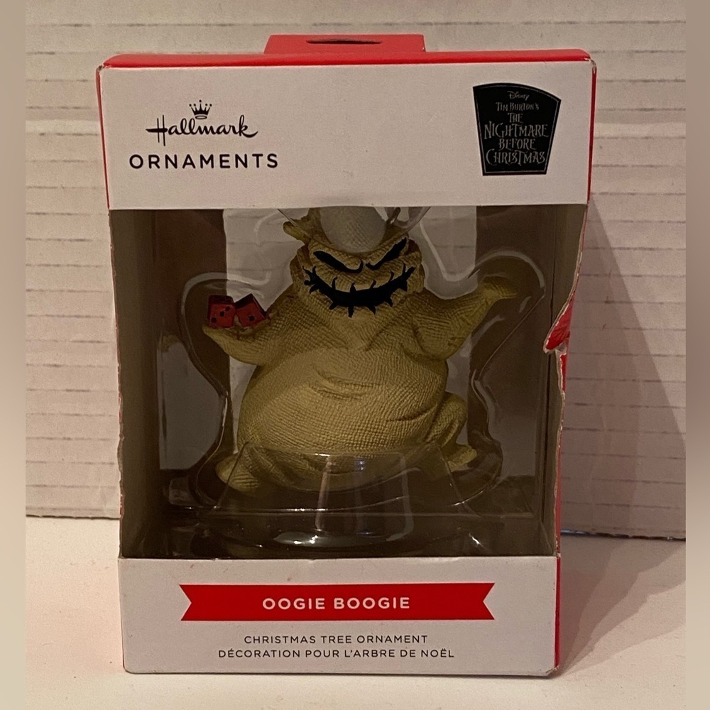 2022 Hallmark Disney  Ornament Oogie Boogie Nightmare Before Christmas in box